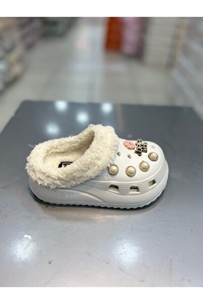 Akınal Bella Μάλλινα Παπούτσια με Πέτρες Παιδικές Παντόφλες Εσωτερικού Χώρου Κλειστές Μπροστά