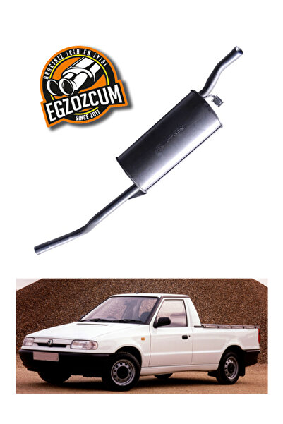 EGZOZCUM Skoda Felicia Pickup Pikap 1.3 - 1.6i Uyumlu Arka Susturucu Egzoz 94-01