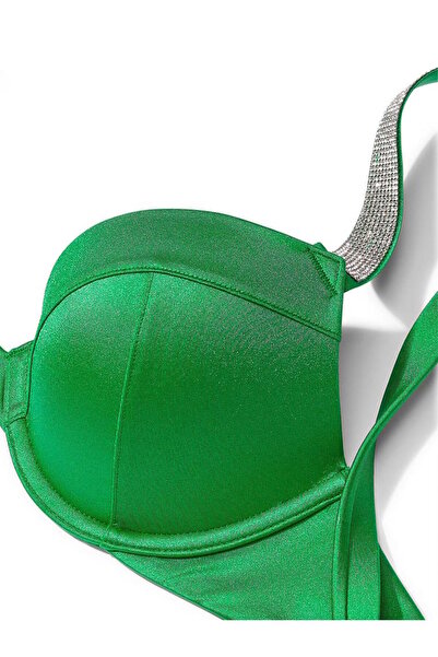Victoria's Secret Işıltılı Askılı Sexy Tee Push-Up Bikini Üstü
