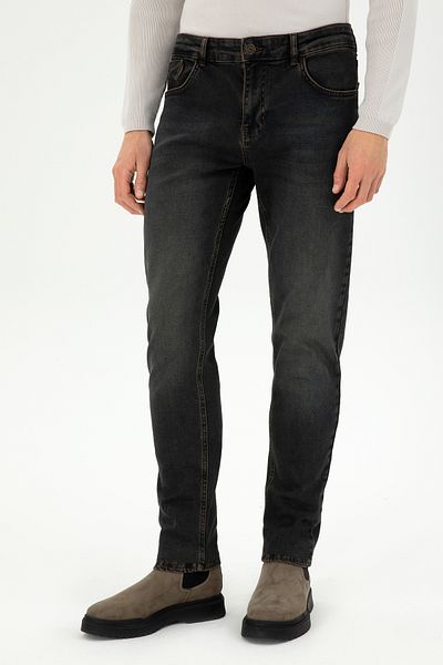 U.S. Polo Assn. Ανδρικό τζιν παντελόνι καφέ 50290069 -VR029