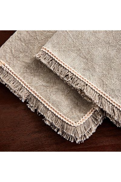 Home Box Naturio 2-Piece Slub Napkin Set - 40x40 cm