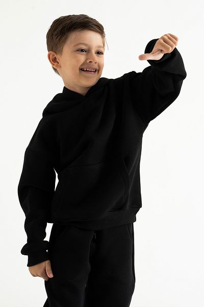 c.c.l. coccolin kids baby clup Hanorac oversize pentru copii, unisex, din bumbac, cu glugă