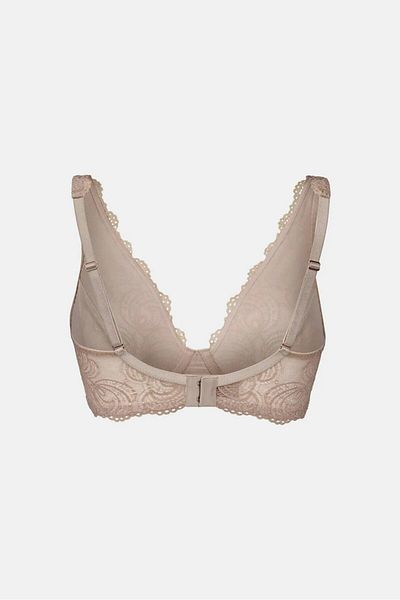Tchibo Women Lace Non Padded Bra, Beige