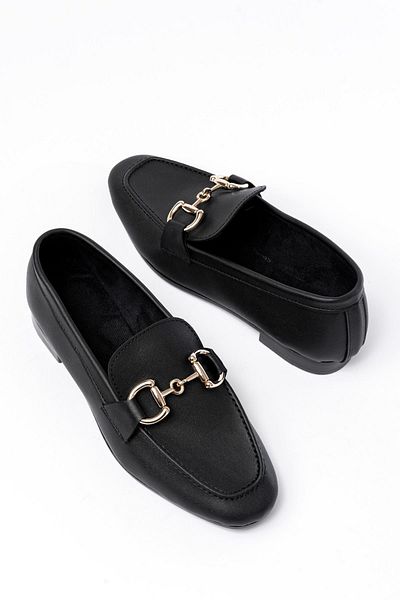 Moda Asmira 303 Daily Women's Ballerinas with Black Buckle Accessories