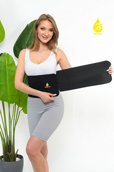 SAUNA SUIT Centura de atlet unisex - Corset termic pentru talie pentru saună, neopren care ajută la arderea grăsimilor