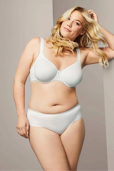 Tchibo Women Underwire Non Padded Plain Bra, White
