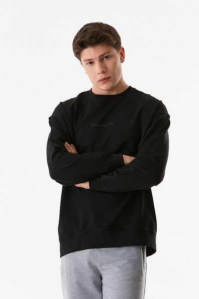 Fulla Moda Text Printed φούτερ με λαιμόκοψη