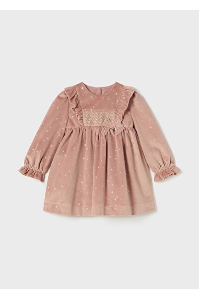 MAYORAL Pudra Kız Bebek Elbise