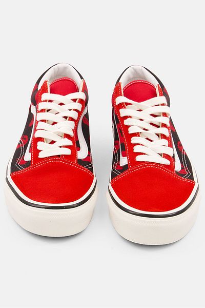Vans Men Old Skool 36 Dx Lace Up Casual Shoes, Red