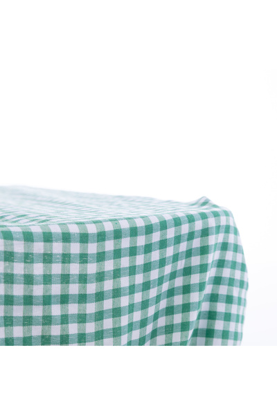 Bimotif 15 adet Lastikli Okul Sıra Örtüsü ve Öğretmen Masa Örtüsü (Pamukludur) / Yeşil Pötikare