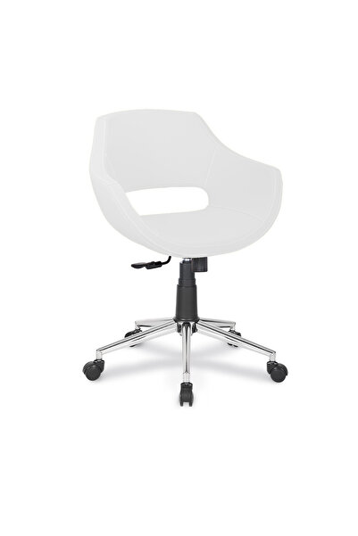 Genel Markalar Feyza Şef Koltuğu Tek Kollu Mekanizma Krom Yıldız Ayaklı