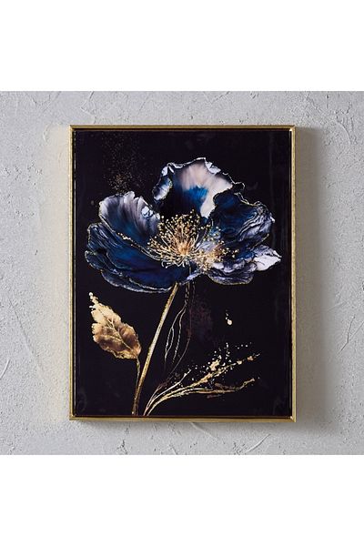 Home Box Walmer Acrylic Gloss Framed Wall Art - 63x3.5x83 cm