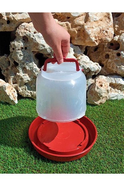 Doğalsan Tarım Set of 2 2 Lt Water Bottle 2 Kg Food Bowl Chicken Bowl Chicken Bowl Chick Bowl
