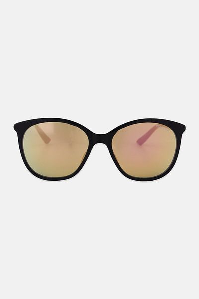 Kenneth Cole Men Kc2840 Oval Sunglasses, Black