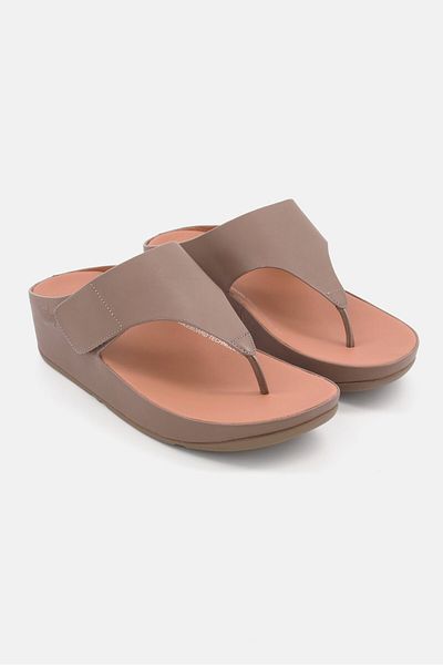 Fitflop Women Shuv Adjustable Leather Sandals, Brown