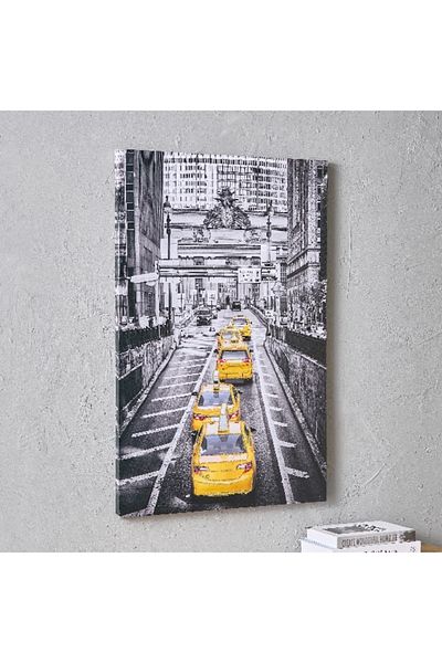 Home Box Walmer Printing 40% Glitter Unframed Wall Art - 60x2.5x90 cm