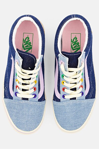 Vans Women Old Skool Lace Up Sports Shoes, Blue