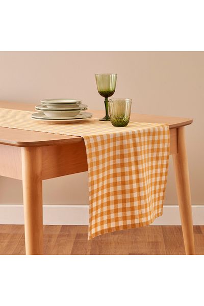 Bella Maison 100% βαμβάκι Pavia Runner Mustard (50x150 cm)