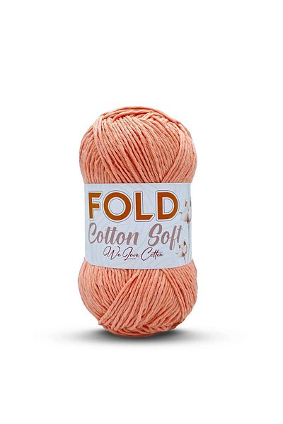 FOLD Salmon Cotton Thread 100 grams - Yarn Cotton Soft