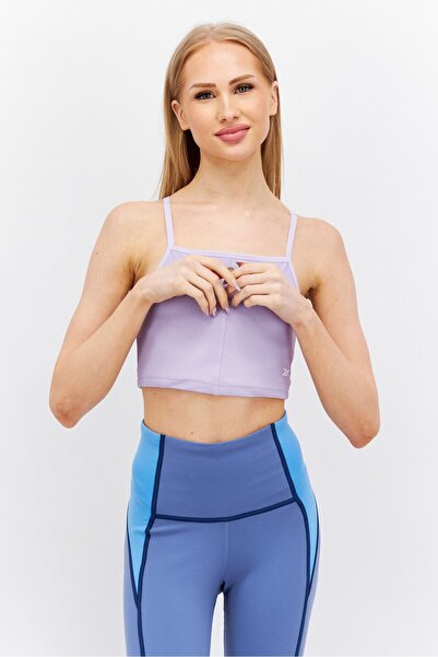 Reebok Women Sportswear Fit Sleeveless Training Bralette, Lavender