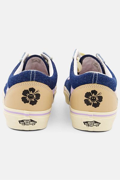 Vans Women Old Skool Lace Up Sports Shoes, Blue