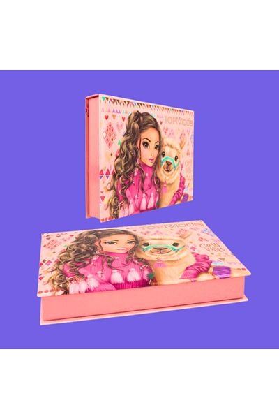Top Model Mirrored Stationery Set - Pen, Paper Clip, Eraser and Note Papers