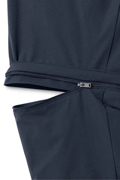 Tchibo Women Regular Fit Solid Functional Trousers, Navy