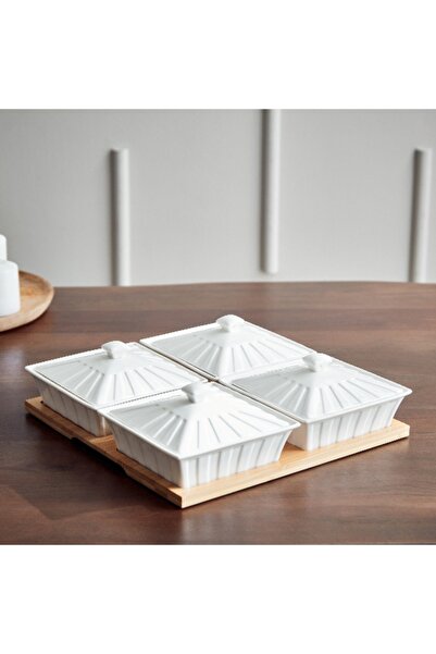 Home Box Supreme 4-Piece Condiment Set