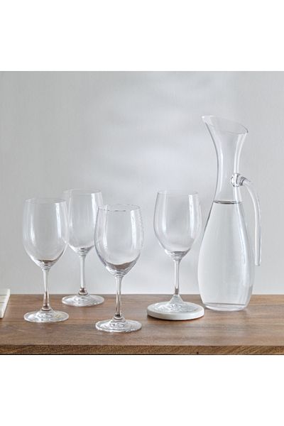 Home Box Aqua 5-Piece Decanter Set