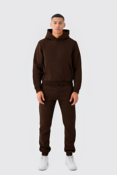 CMZ COLLECTİON Ανδρικό σετ φόρμας Jogger με 3 κλωστές, μοντέρνο μοντέλο, κομψ...