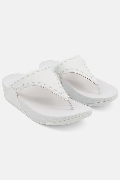 Fitflop Women Lulu Rubber Stud Toe-Post Sandals, Light Blue