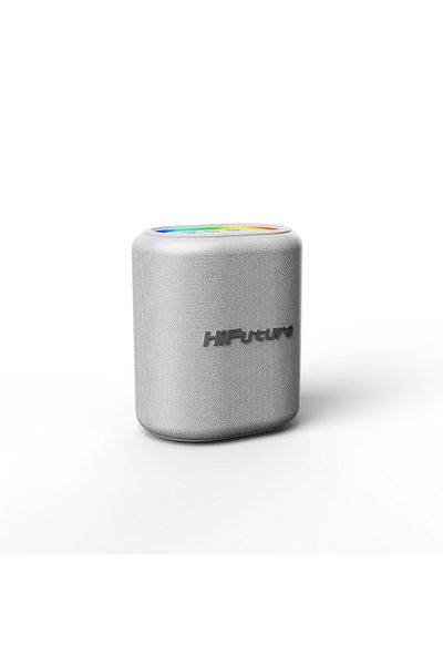 HiFuture Vocalist 100 Wireless 25W Bt/Aux/Sd Card Input Tws Portable Karaoke Speaker with Microphone Silver