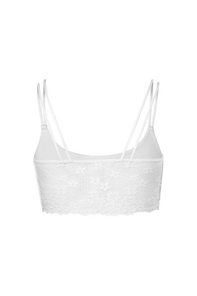 Tchibo Women Seamless Lace Bralette, White