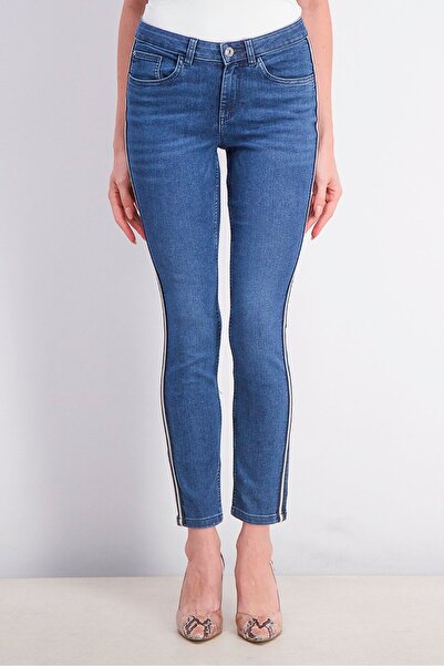 Tchibo Women Regular Fit Washed Stretchable Jeans, Blue