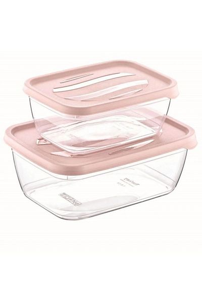 Mu Art Çankaya 2-Piece Karizma Storage Container Rectangular Çnk-2163