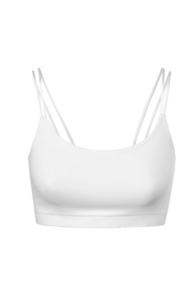 Tchibo Women Seamless Lace Bralette, White