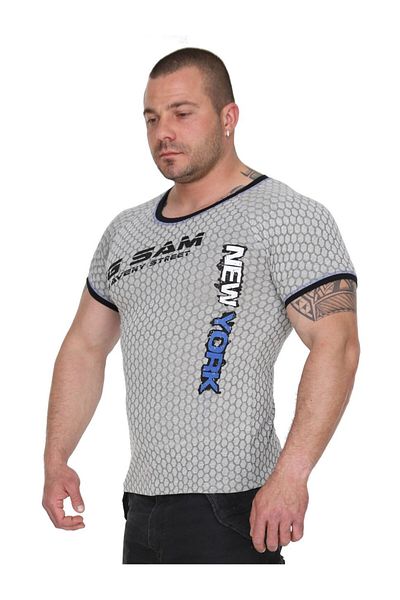 Big Sam Armor Patterned Fit T-Shirt Big Sam 2882