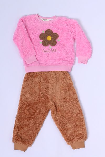 HÇM Plush Bottom-Top Suit for Girl - Floral Printed D24