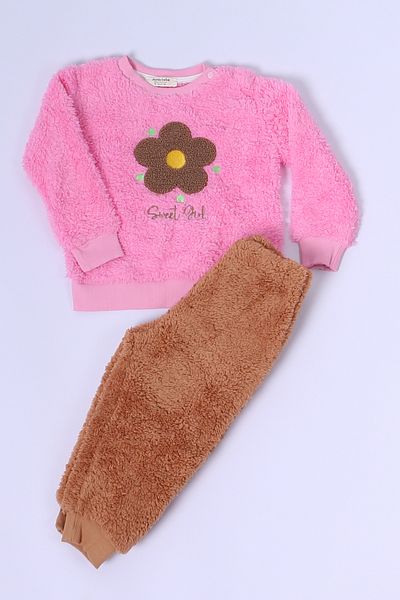 HÇM Plush Bottom-Top Suit for Girl - Floral Printed D24