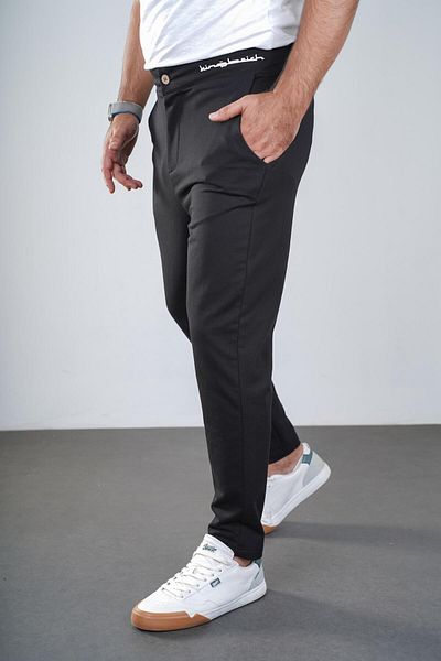 king brich Ανδρική φούτερ Kingbrich Slim Fit Bottom - Με τσέπες και ελαστική μέση