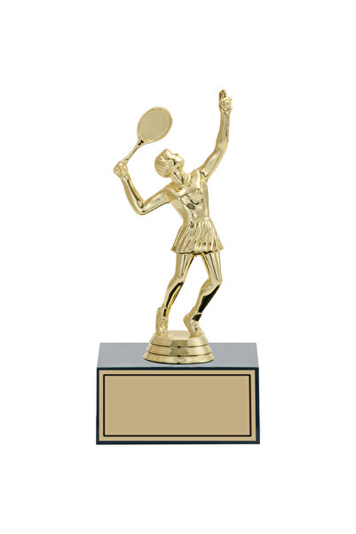 Odak Kupa - Figürlü Kupalar - Tenis Kadın Figürlü Kupalar FG-001 C - 19 cm