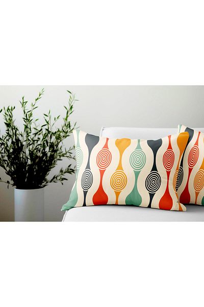 Evdek Set de 2 Ds106 - Set de huse de pernă dreptunghiulare cu două fețe