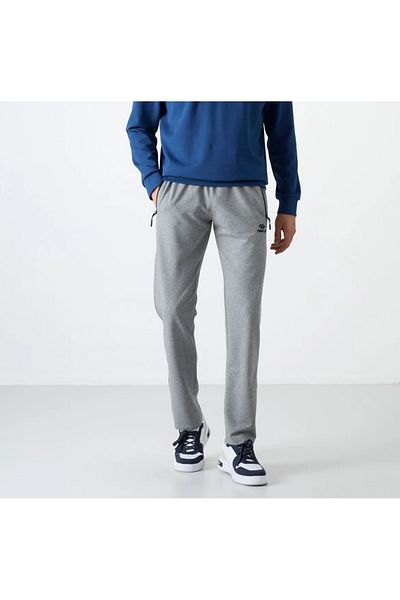TOMMY LIFE Ανδρικό αθλητικό παντελόνι Grey Melange Battal Jogger - Classic Leg