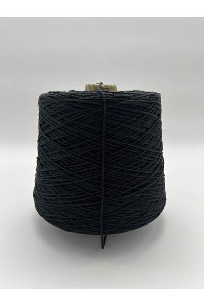 kumasfabrik حياكة قطنية سوداء - خيط قطني - خيط قطني - خيط قطني (1 كجم)