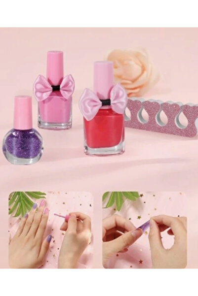 seyuse Çocuk Makyaj Çantası Ve Seti (SÜRÜLEBİLİR 20 PARÇA)