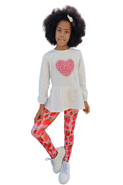 Colorinas Heart Patterned Set Patch
