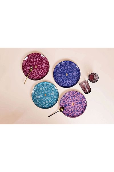 Porland 24 Cm Glamorous Serving Plate - 4 Pieces