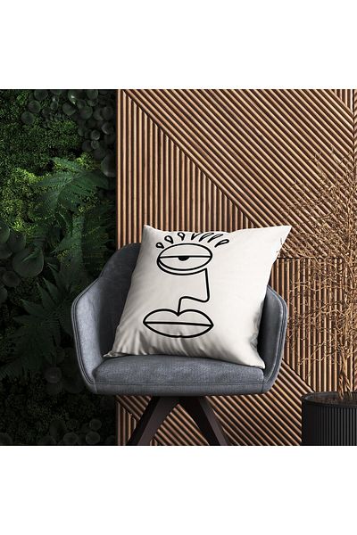 Evdek Husă model abstract pentru pernă DS62
