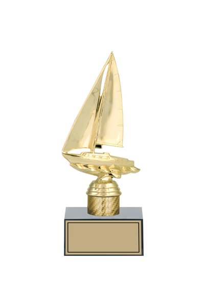 Odak Kupa - Figürlü Kupalar - Yelken Figürlü Kupalar FG-001 B - 23 cm