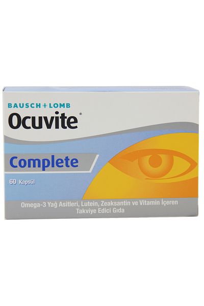 Bausch & Lomb Ocuvite Complete - 60 Capsules Food Supplement